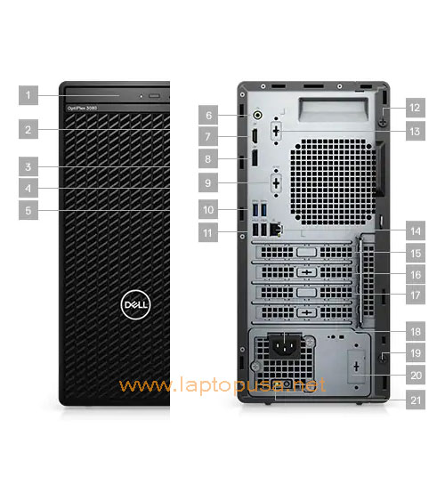 Máy Tính Để Bàn Dell Optiplex 3080 - Core i5 4Gb RAM 1000Gb HDD - New